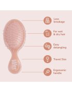 Wet Brush Комплект четки Holiday Original + Mini Duo Перлено светлорозов