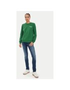 Wrangler Дамска блуза - 304282683 - Памук/Полиестер - Зелена