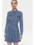 Wrangler Дамска рокля - синьо - лиоцел