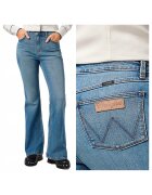 Wrangler Дамски дънки - Fierce Flare - Bootcut - Висока талия - 5 джоба - Цип - Дълги - Памук - W27-L32 US