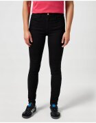 Wrangler Дамски дънки - High Skinny - Skinny Fit - Висока талия - 5 джоба - Цип - Дълги - Памук - Черни
