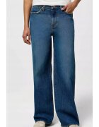 Wrangler Дамски дънки Loose Straight с висока талия - широки - сини - памук