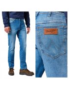 Wrangler Дамски дънки - Prairie Blue - Slim Fit - Висока Талия - 5 Джоба - Цип - Дълги - Памук - W30-L34 US