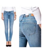 Wrangler Дамски дънки - с висока талия - тесни - 8553-184 - памук - дълги - дребни - деним - W24-L32 US