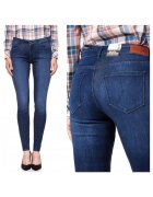 Wrangler Дамски дънки - Skinny - 10643-185 - Памук - Дълги - Petite - Дънкови - W25-L32 US - Сини