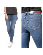 Wrangler Дамски дънки - Skinny - 10644-184 - Памучни - Дълги - Petite - Дънкови - W24-L32 US - Сини