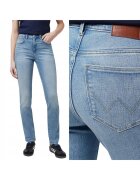 Wrangler Дамски дънки - Slim - Slim Fit - Средна талия - 5 джоба - Цип - Дълги - Памук -