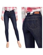 Wrangler Дамски дънки - Super Skinny - 10883-184 - Памучни - Дълги - Petite - Дънкови - W24-L32 US - Сини