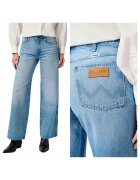 Wrangler Дамски дънки - World Wide - Прав Стил - Средна Талия - Дълги - С Цип - 5 Джоба - Памук -