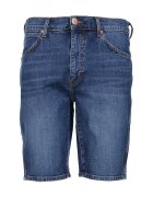 Wrangler Къс панталон от деним със захабен ефект