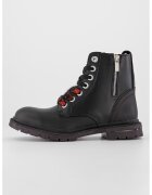 Wrangler Кожени боти Spike - Черен/Сребрист