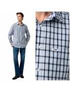 Wrangler Мъжка риза - 1 Pkt риза - Regular Fit - С яка - С копчета - Класически дизайн - Дълъг ръкав - Памук - M INTL