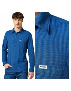 Wrangler Мъжка риза - 1PKT фланелена риза - стандартна кройка - класически дизайн - дълъг ръкав - с яка - с копчета - памук - S INTL
