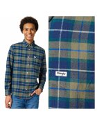 Wrangler Мъжка риза - 1PKT Flannel Shirt - Стандартна кройка - Класически дизайн - Дълги ръкави - С яка - С копчета - Памук