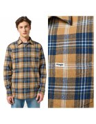 Wrangler Мъжка риза - 1PKT риза - стандартна кройка - класически дизайн - дълги ръкави - с яка - с копчета - памук