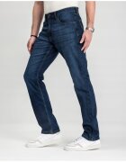 Wrangler Мъжки дънки Athletic Fit Straight Fit Средна талия 5 джоба Дълги Цип Памук W32-L32 Син