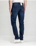 Wrangler Мъжки дънки Athletic Fit Straight Fit Средна талия 5 джоба Дълги Цип Памук W32-L32 Син