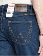 Wrangler Мъжки дънки Athletic Fit Straight Fit Средна талия 5 джоба Дълги Цип Памук W32-L32 Син