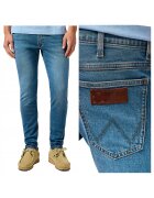 Wrangler Мъжки дънки - Bryson - Slim Fit - Средна талия - 5 джоба - Цип - Дълги - Памук -