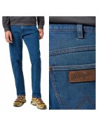 Wrangler Мъжки дънки - Frontier - Права кройка - Средна талия - Цип - Дълги - 5 джоба - Памук - W34-L34 US