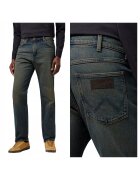 Wrangler Мъжки дънки Frontier - средна талия - 5 джоба - сини - W34xL34