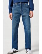 Wrangler Мъжки дънки Frontier - свободни - тъмносини - памучни - еластични