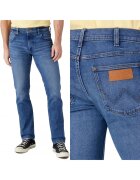 Wrangler Мъжки дънки Greensboro 803 - сини - W31 L34 - средна кройка - еластични - Син
