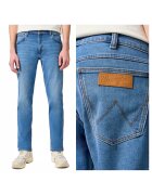 Wrangler Мъжки дънки - Greensboro - Права кройка - Средна талия - 5 джоба - Цип - Дълги - Памук - W40-L34 US