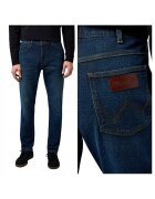 Wrangler Мъжки дънки - Larston - Slim Fit - Ниска талия - 5 джоба - Цип - Дълги - Памук - W34-L30 US