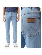 Wrangler Мъжки дънки - Larston - Slim Fit - Средна талия - 5 джоба - Цип - Дълги - Памук - W31-L34 US