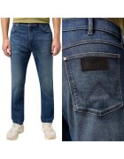 Wrangler Мъжки дънки Larston Slim - тъмносини - Син