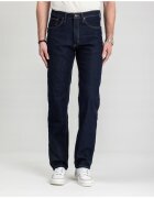 Wrangler Мъжки дънки Regular Straight Fit Средна талия 5 джоба Цип Дълги Памук Син