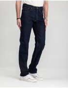 Wrangler Мъжки дънки Regular Straight Fit Средна талия 5 джоба Цип Дълги Памук Син