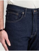 Wrangler Мъжки дънки Regular Straight Fit Средна талия 5 джоба Цип Дълги Памук Син