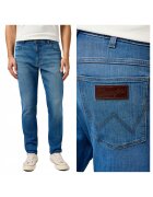 Wrangler Мъжки дънки - River - Кройка - Средна талия - 5 джоба - Цип - Дълги - Памук - -.