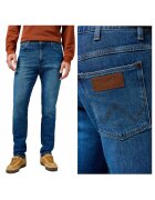 Wrangler Мъжки дънки - River - Slim Fit - Средна талия - 5 джоба - Цип - Дълги - Памук - W31-L30 US