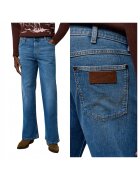 Wrangler Мъжки дънки - свободен - прав силует - средна талия - дълги - с цип - 5 джоба - памук -