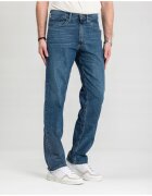 Wrangler Мъжки дънки Свободна кройка Права кройка Средна талия 5 джоба Дълги Цип Памук Син Син