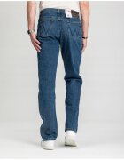 Wrangler Мъжки дънки Свободна кройка Права кройка Средна талия 5 джоба Дълги Цип Памук Син Син