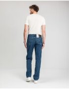 Wrangler Мъжки дънки Свободна кройка Права кройка Средна талия 5 джоба Дълги Цип Памук Син Син