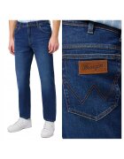 Wrangler Мъжки дънки - Texas Jeans - Права кройка - Висока талия - Цип - Дълги - 5 джоба - Памук - W32-L34 US