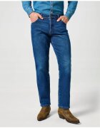 Wrangler Мъжки дънки - Texas - Права кройка - Средна талия - 5 джоба - Цип - Дълги - Памук - W32-L34 US
