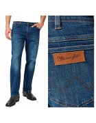 Wrangler Мъжки дънки - Texas - Права кройка - Средна талия - 5 джоба - Цип - Дълги - Памук - W34-L34 US