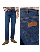 Wrangler Мъжки дънки - Texas - Права кройка - Средна талия - Цип - Дълги - 5 джоба - Памук - W32-L34 US