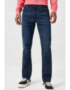 Wrangler Мъжки дънки Texas Slim - еластични - тъмносини - памук