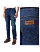 Wrangler Мъжки дънки - Texas - Slim Fit - Средна талия - Цип - Дълги - 5 джоба - Памук - Еластан -