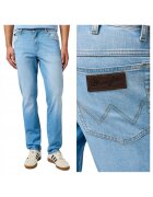 Wrangler Мъжки дънки - Texas - Slim Fit - Средна талия - Цип - Дълги - 5 джоба - Памук - W36-L30 US