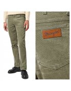Wrangler Мъжки дънки Texas Slim - Slim Fit - Средна талия - 5 джоба - Цип - Дълги - Памук -