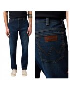 Wrangler Мъжки дънки - Texas Slim - Slim Fit - Средна талия - Цип - Дълги - dwqf5 Джоба - Памук -