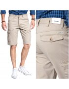 Wrangler Мъжки къси панталони Cargo - бежови - памук